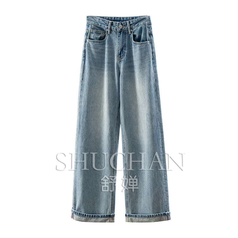 Early Autumn, Thin Boyfriend Wind Method Curling 100 Cotton Straight Jeans Women's 76C1 Pantalones Vaqueros Mujer
Early Autumn, Thin Boyfriend Wind Method Curling 100 Cotton Straight Jeans Women's 76C1 Pantalones Vaqueros Mujer