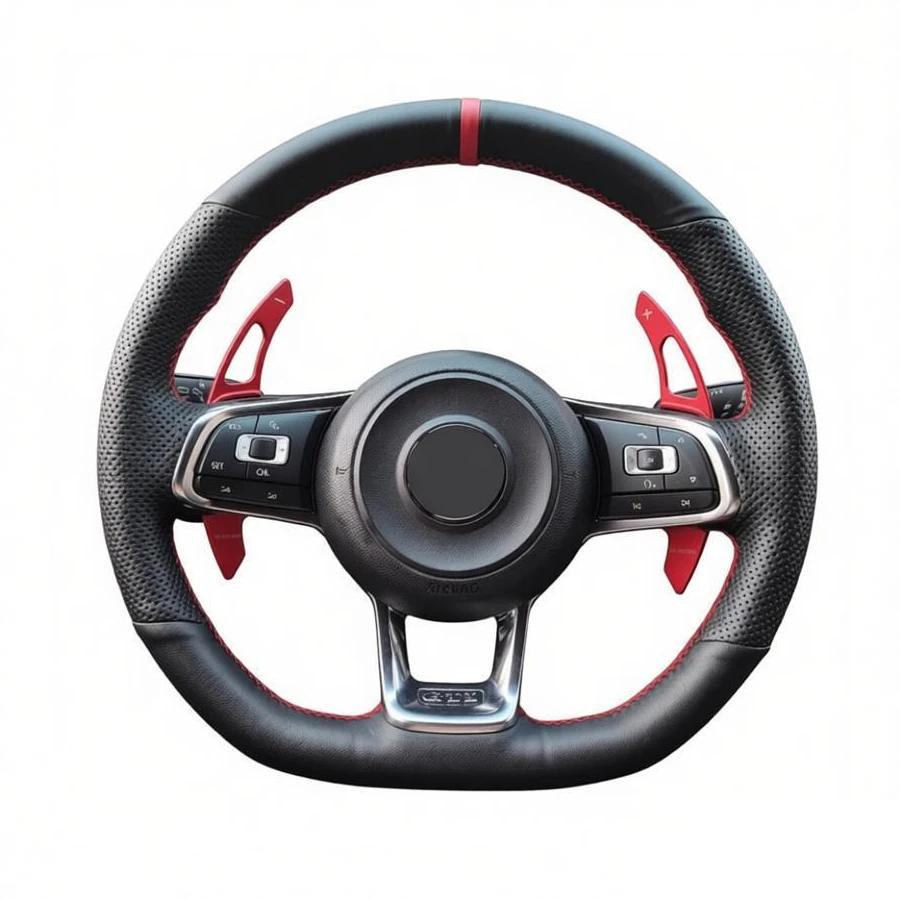 Microfiber Leather Car Interior Steering Wheel Cover for Volkswagen VW Golf 7 GTI Golf R MK7 VW Polo GTI Scirocco 2015 2016
Microfiber Leather Car Interior Steering Wheel Cover for Volkswagen VW Golf 7 GTI Golf R MK7 VW Polo GTI Scirocco 2015 2016
