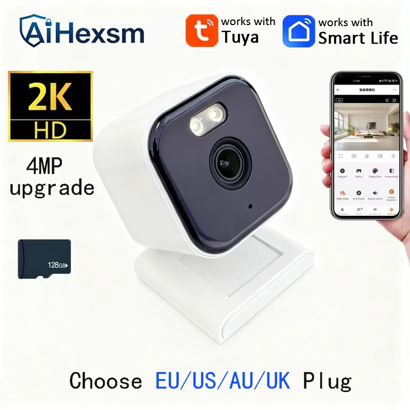Outdoor 2K Mini Surveillance Camera,4MP Indoor Security Camera,Home Camera,Baby Sitter Camera,Strong magnetic adsorption install
Outdoor 2K Mini Surveillance Camera,4MP Indoor Security Camera,Home Camera,Baby Sitter Camera,Strong magnetic adsorption install