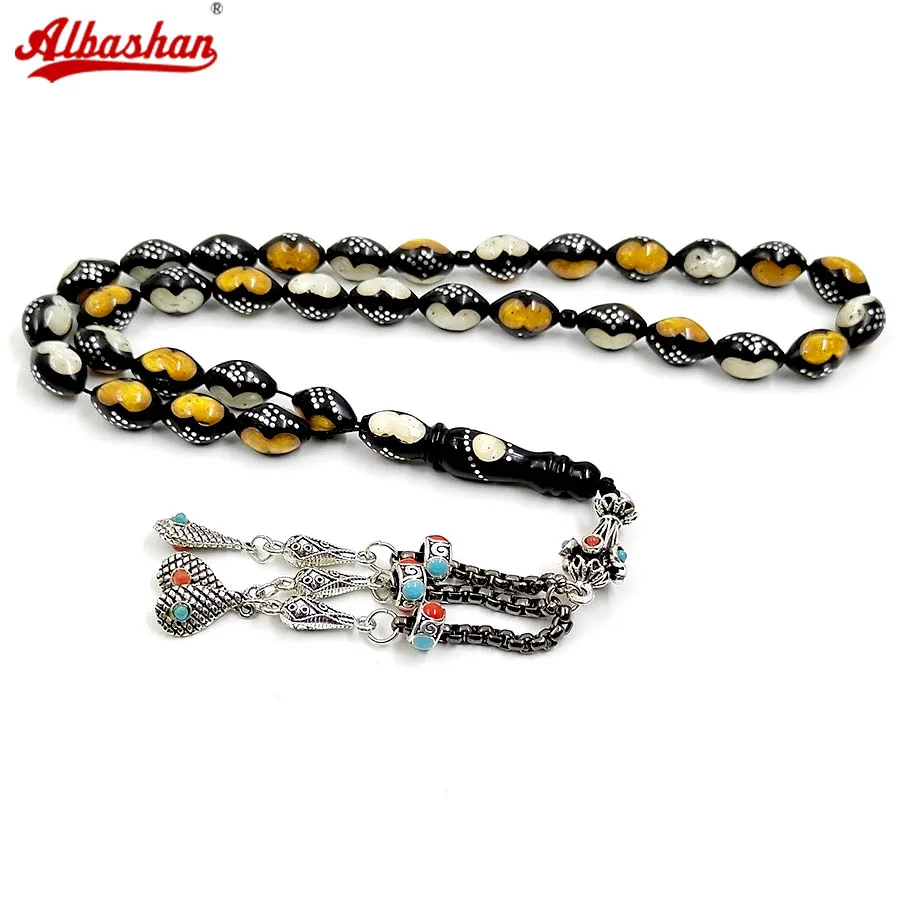 Tuekish Tasbih Natural kuka luxurious misbaha arabic bracelet fashion 33 prayer beads Eid ramadan gift arabic accessories
Tuekish Tasbih Natural kuka luxurious misbaha arabic bracelet fashion 33 prayer beads Eid ramadan gift arabic accessories