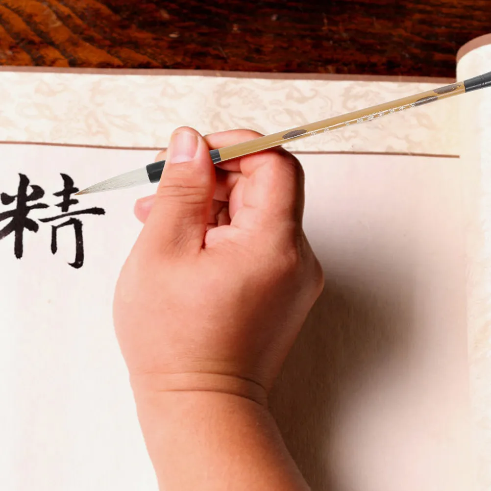 6Pcs Traditional Chinese Calligraphy Brush Pen Bamboo Shaft Non-Shedding Smooth Writing Brush for Students Teachers Artists
6Pcs Traditional Chinese Calligraphy Brush Pen Bamboo Shaft Non-Shedding Smooth Writing Brush for Students Teachers Artists