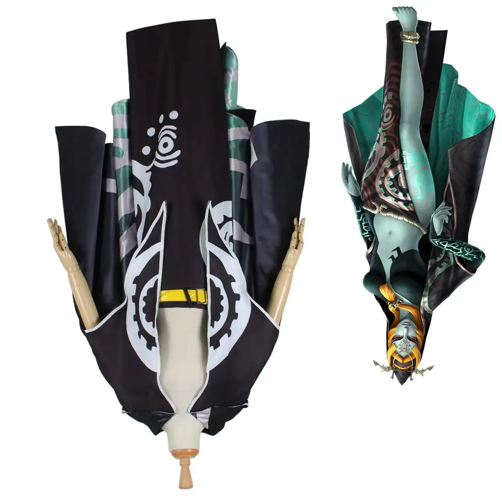 Game Midna Cosplay Costume Women Sexy Black Skirts with Hooded Cloak Halloween Carnival Party Comic Con Witch Disguise Uniform
Game Midna Cosplay Costume Women Sexy Black Skirts with Hooded Cloak Halloween Carnival Party Comic Con Witch Disguise Uniform