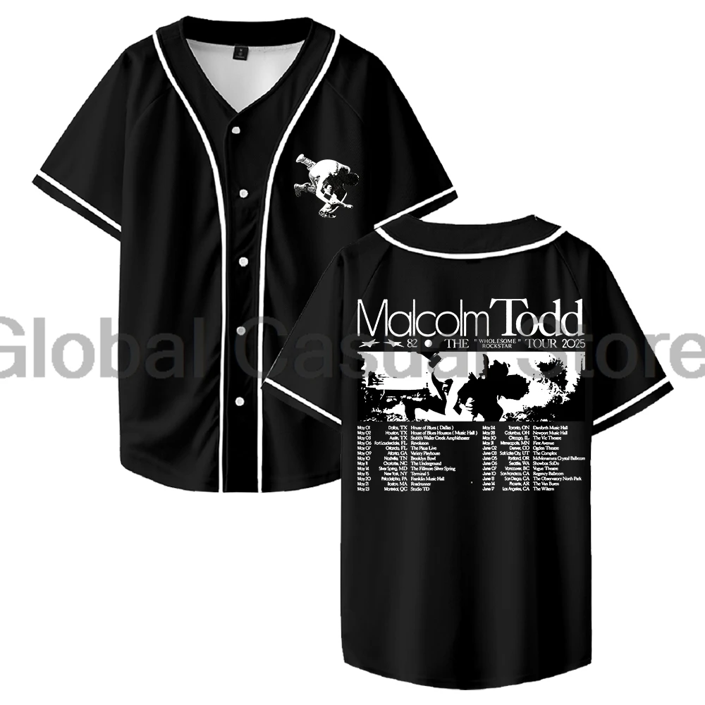 Malcolm Todd 2025 Tour Jersey Baseball Jacket Shirts V-Neck Short Sleeve Button-up Tee Women Men Streetwear Tops
Malcolm Todd 2025 Tour Jersey Baseball Jacket Shirts V-Neck Short Sleeve Button-up Tee Women Men Streetwear Tops