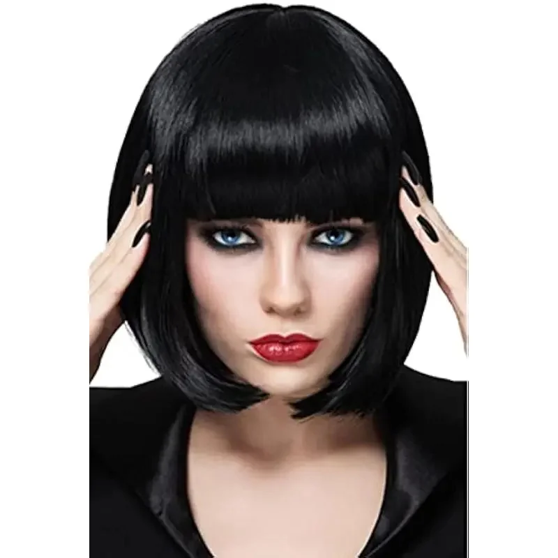 Black Bob Wigs for Women Hair Wig with Bangs Natural Fashion Synthetic Wig Cute Colored Wigs for Daily Party Halloween
Black Bob Wigs for Women Hair Wig with Bangs Natural Fashion Synthetic Wig Cute Colored Wigs for Daily Party Halloween