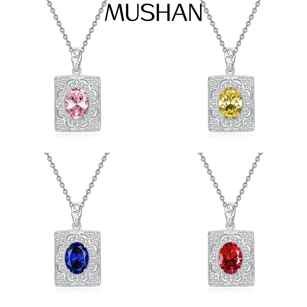 MuShan Jewelry 925 Sterling Silver Necklace Pendant Chain HCD Gemstones Birthday Gift Minimalist Style Women Necklaces Jewelry
MuShan Jewelry 925 Sterling Silver Necklace Pendant Chain HCD Gemstones Birthday Gift Minimalist Style Women Necklaces Jewelry