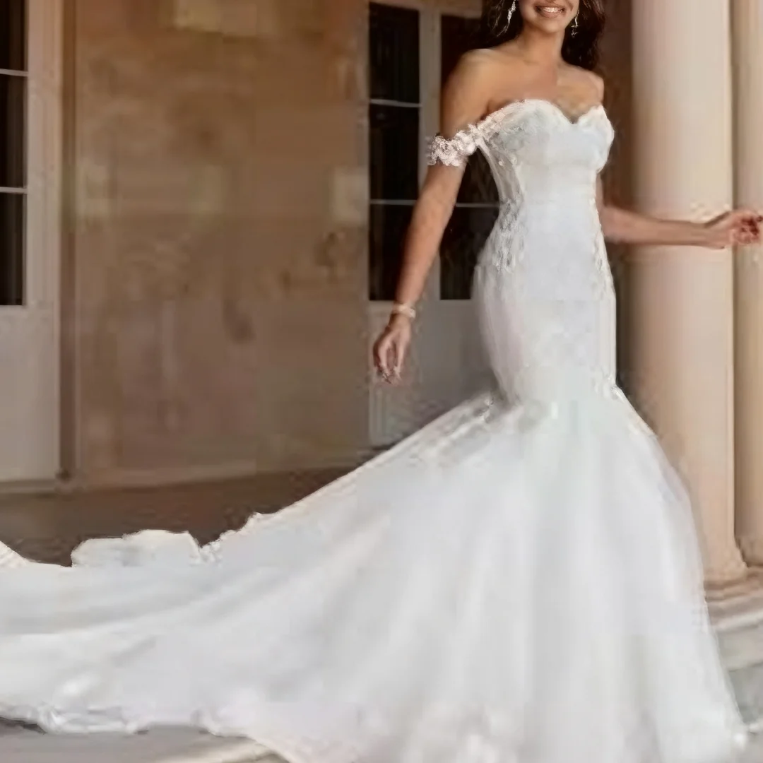 Customized Mermaid Wedding Dresses Luxurious For Women Bride Sweetheart Buttons Formal Bride Porm Party Gowns
Customized Mermaid Wedding Dresses Luxurious For Women Bride Sweetheart Buttons Formal Bride Porm Party Gowns