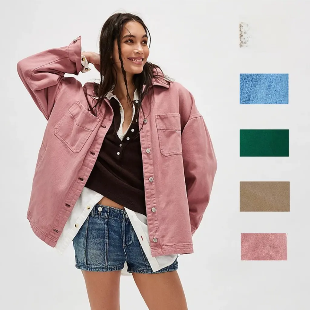 Женская повседневная джинсовая куртка Independent Station, хит продаж в европейском и американском стиле с боковыми разрезами и карманами 
Женская повседневная джинсовая куртка Independent Station, хит продаж в европейском и американском стиле с боковыми разрезами и карманами