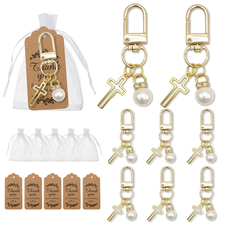 30sets Baptism Gift Box Set, Pearl Cross Keychains, Complete First Communion Baptism Christening Decor Favors
30sets Baptism Gift Box Set, Pearl Cross Keychains, Complete First Communion Baptism Christening Decor Favors
