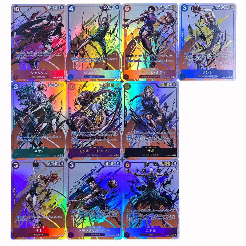 10pcs/set One Piece basketball series Monkey D. Luffy DIY self-made Color Flash Card Anime Game Collection Card Gift Toy 63*88mm
10pcs/set One Piece basketball series Monkey D. Luffy DIY self-made Color Flash Card Anime Game Collection Card Gift Toy 63*88mm