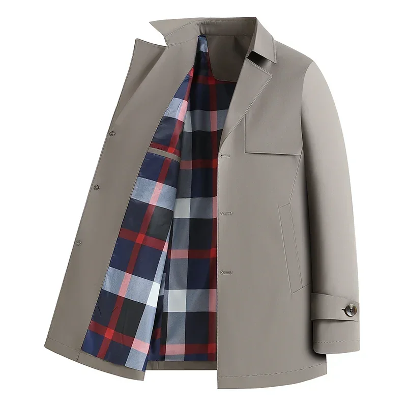 2026 New Fashion Handsome with Solid Color Trend Men's Trench Coat Business Leisure Spring and Autumn Coat POLYESTER M-4XL
2026 New Fashion Handsome with Solid Color Trend Men's Trench Coat Business Leisure Spring and Autumn Coat POLYESTER M-4XL