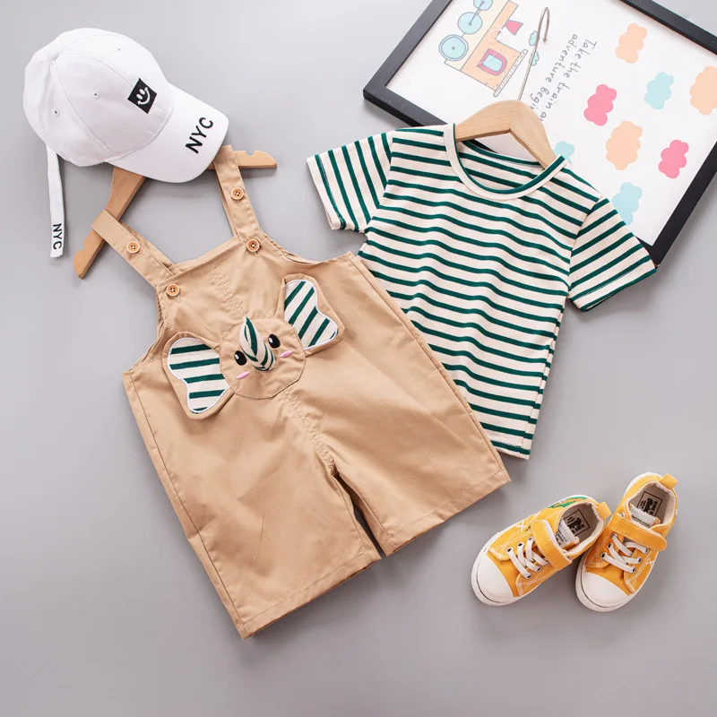 Boys Clothing Sets Summer 2024 Children Cotton T-shirts Jumpsuit Short Pants 2pcs Overall Suit For Baby Girls Cute Tracksuit Kid
Boys Clothing Sets Summer 2024 Children Cotton T-shirts Jumpsuit Short Pants 2pcs Overall Suit For Baby Girls Cute Tracksuit Kid