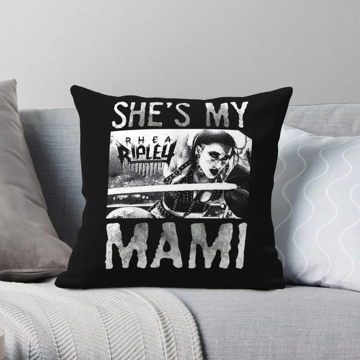 Rhea Ripley She's My Mami Square Pillowcase Polyester Linen Velvet Printed Decorative Pillow Case Home Cushion Cover Wholesale
Rhea Ripley She's My Mami Square Pillowcase Polyester Linen Velvet Printed Decorative Pillow Case Home Cushion Cover Wholesale