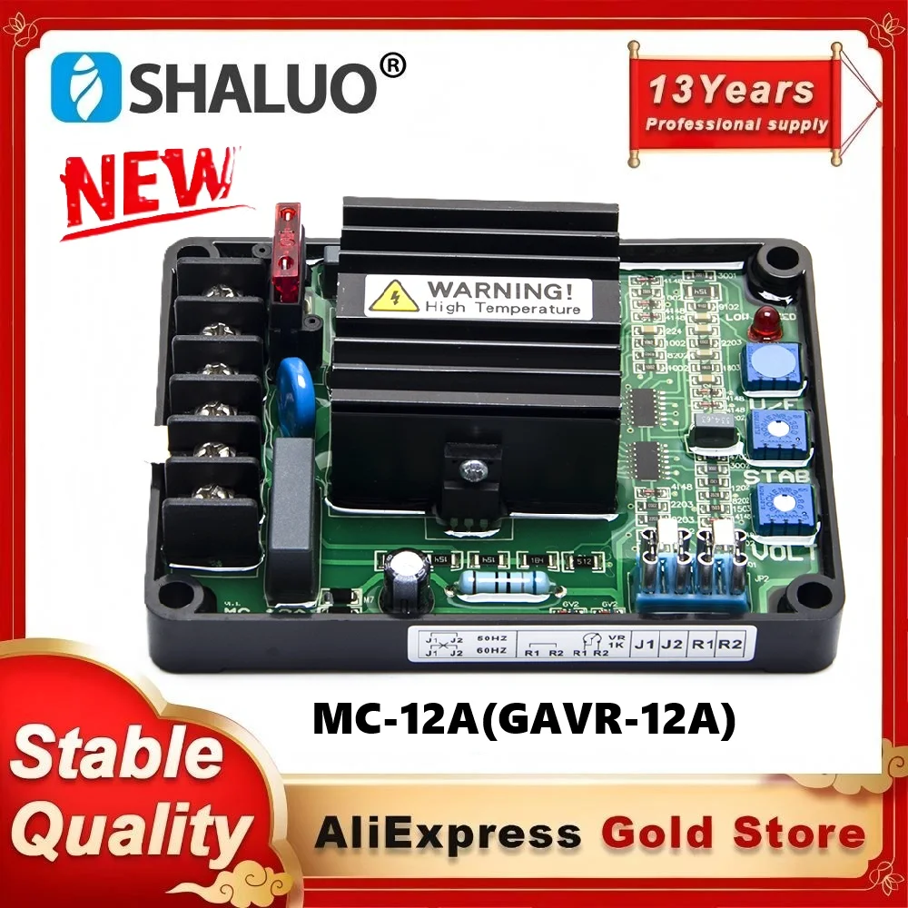 Universal MC12A Replace GAVR12A AVR Brushless Generator Voltage Regulator Control Board Stabilizer Generator Parts GAVR-12A
Universal MC12A Replace GAVR12A AVR Brushless Generator Voltage Regulator Control Board Stabilizer Generator Parts GAVR-12A