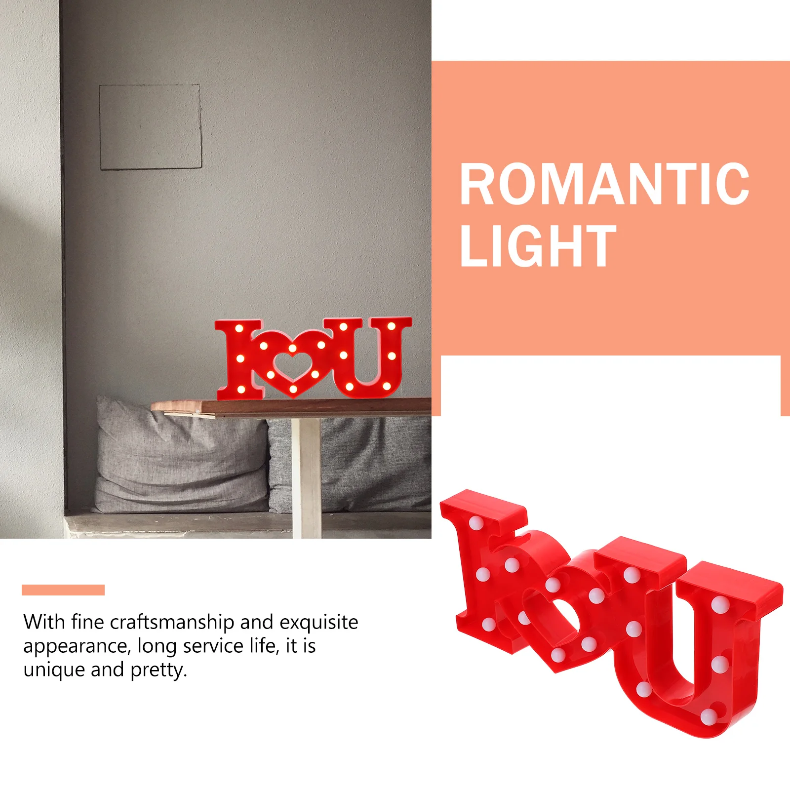 Proposal Confession Light Romantic LED Letter Design Valentine Scene Adorn Home Banner Red Lamps Lightweight
Proposal Confession Light Romantic LED Letter Design Valentine Scene Adorn Home Banner Red Lamps Lightweight