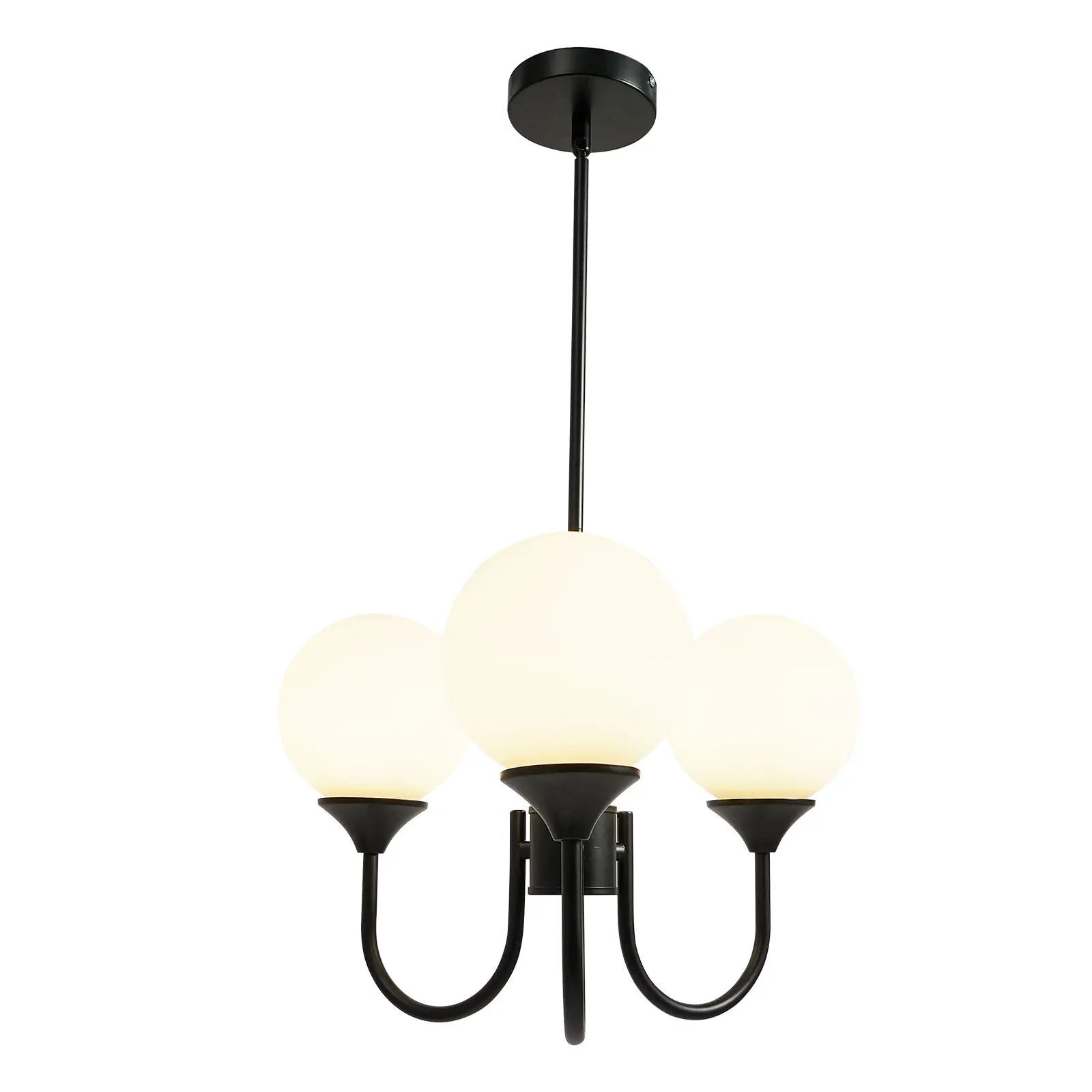 Modern Minimalist 3-Light Glass Globe Hanging Kitchen island pendant light– Stylish Ceiling Light Black and White Small
Modern Minimalist 3-Light Glass Globe Hanging Kitchen island pendant light– Stylish Ceiling Light Black and White Small