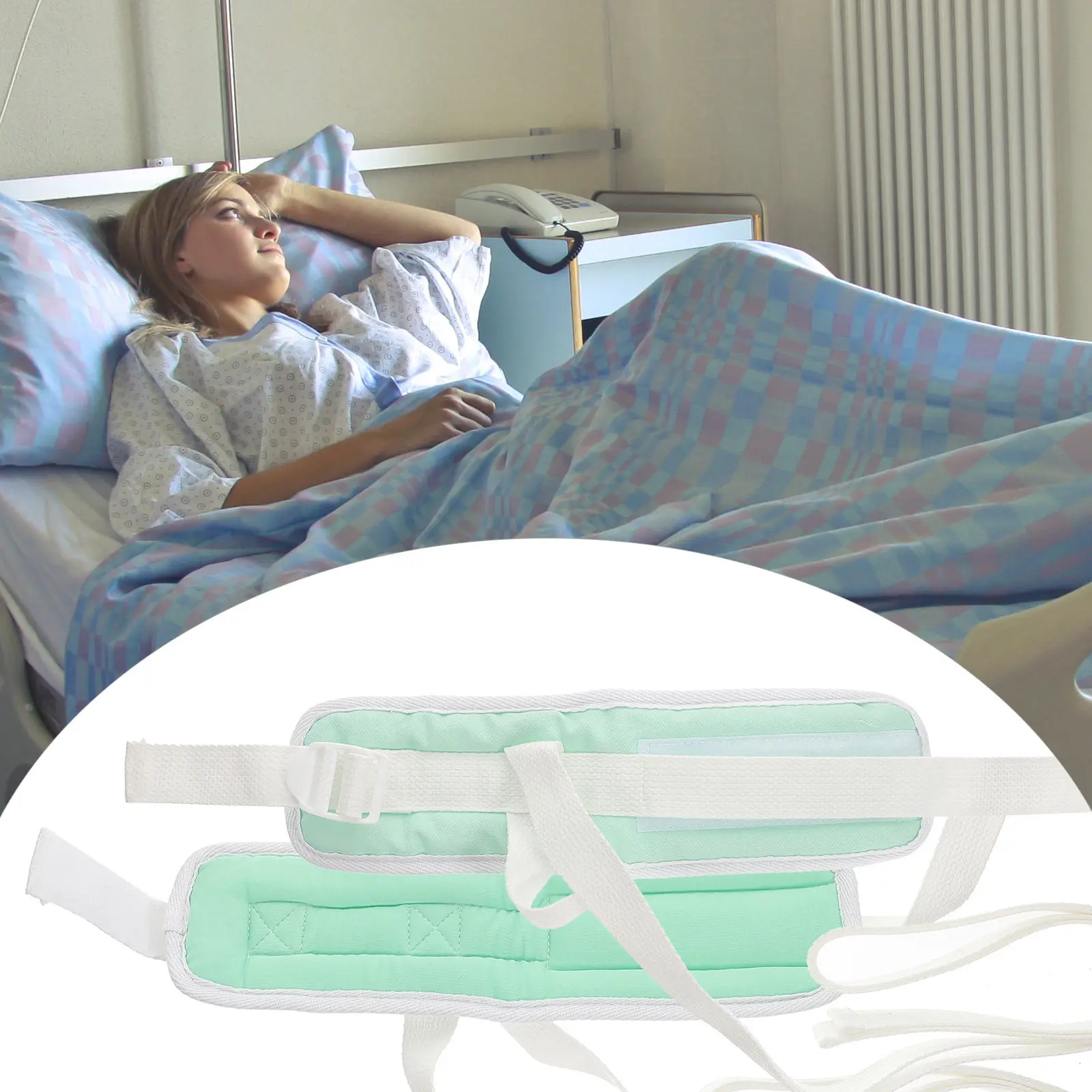 2Pcs Premium Padded Restraint Straps for Wrist Ankle Fixation Lightweight Portable Body Band for Elderly Adults Hospital Home
2Pcs Premium Padded Restraint Straps for Wrist Ankle Fixation Lightweight Portable Body Band for Elderly Adults Hospital Home