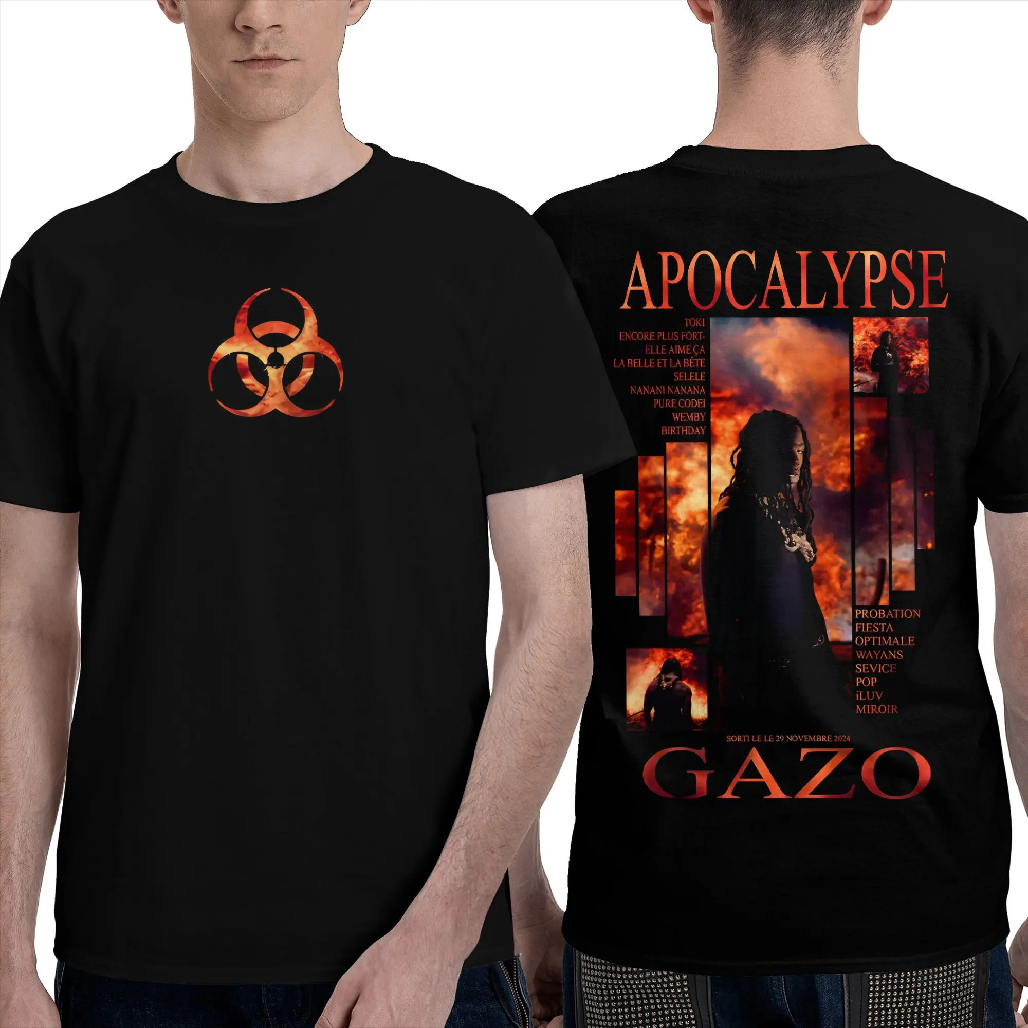 Apocalypse Gazo 100% Cotton T Shirt For Man Summer Streetwear T Shirts O-Neck Harajuku Tee Shirt Oversized Print Clothes
Apocalypse Gazo 100% Cotton T Shirt For Man Summer Streetwear T Shirts O-Neck Harajuku Tee Shirt Oversized Print Clothes