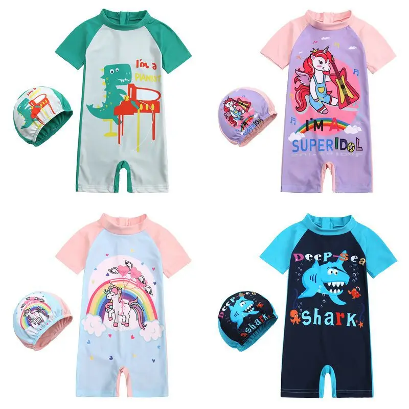 SwimmyCubs Children's One-piece Swimming Costume Boys and Girls Sunscreen Swimsuit Baby Swimming Costume
SwimmyCubs Children's One-piece Swimming Costume Boys and Girls Sunscreen Swimsuit Baby Swimming Costume