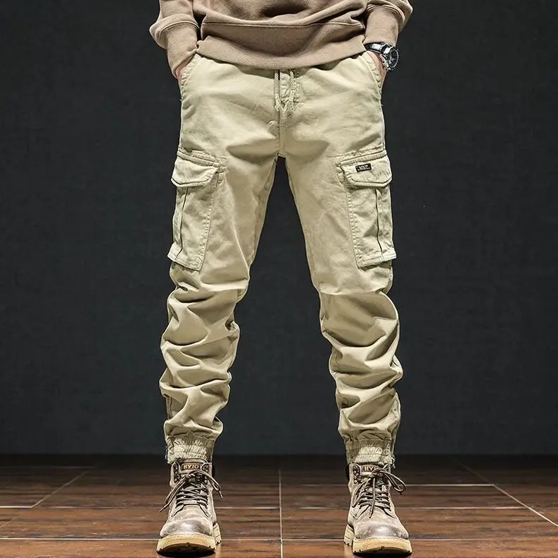 New 2026 Multi-pocket Overalls Men's Spring Autumn Loose Tied Feet Outdoor Work Wear-resistant Work Pants Cargo Cotton Trousers
New 2026 Multi-pocket Overalls Men's Spring Autumn Loose Tied Feet Outdoor Work Wear-resistant Work Pants Cargo Cotton Trousers