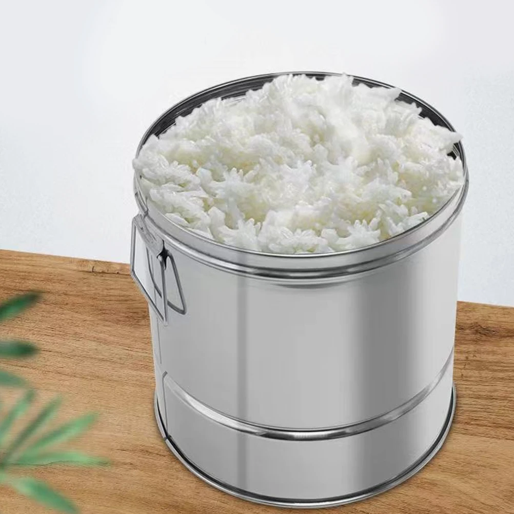 Stainless Steel Steamer Pot Rice Bucket Cookware Smooth Surface Lid Handle Kitchen Tool Food Grade Sushi Container
Stainless Steel Steamer Pot Rice Bucket Cookware Smooth Surface Lid Handle Kitchen Tool Food Grade Sushi Container
