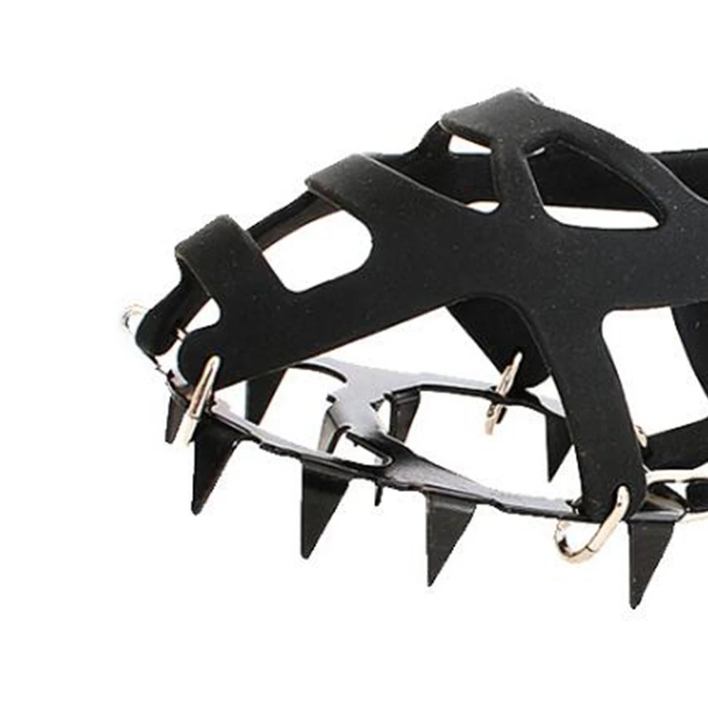 18 Teeth Silicone Crampons Non Slip Ice Snow Shoes Mud Climbing Equipment Elderly Children Outdoor Hiking Spikes Covers
18 Teeth Silicone Crampons Non Slip Ice Snow Shoes Mud Climbing Equipment Elderly Children Outdoor Hiking Spikes Covers