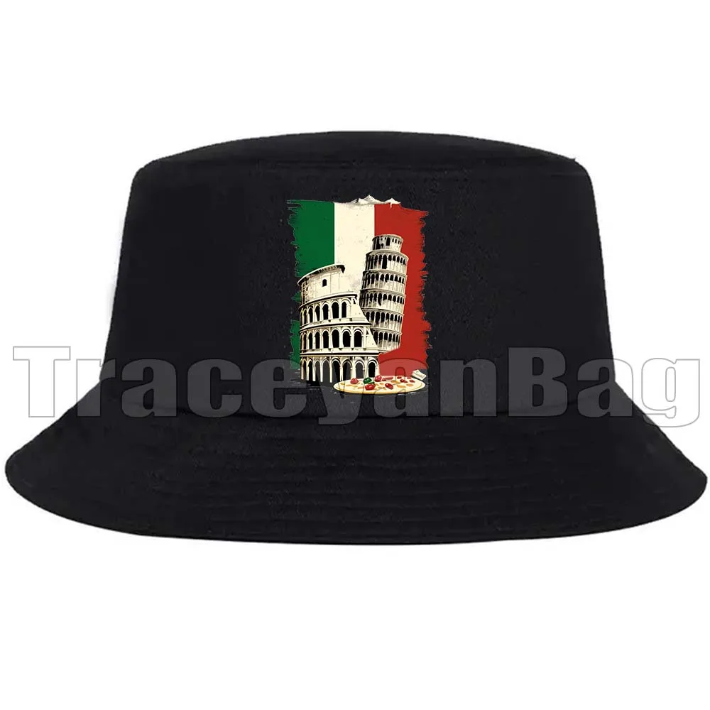 Funny Cute Pizza Tower Italy Pisa Italia Pisa Tower Torre di Pisa Italian Flag Black Bucket Hats Fishermen Caps Men Women Hat
Funny Cute Pizza Tower Italy Pisa Italia Pisa Tower Torre di Pisa Italian Flag Black Bucket Hats Fishermen Caps Men Women Hat