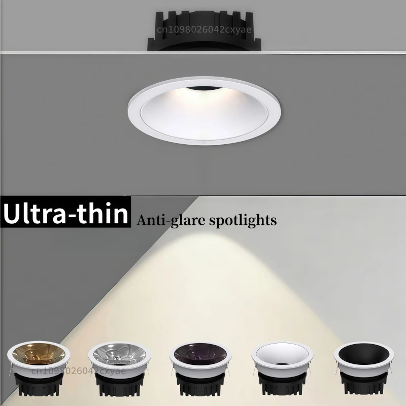 Dimmable LED downlights, recessed ceiling lights, COB110V-220V, aluminum spotlights, 9W, 12W, 15W, 18W, kitchen indoor lighting
Dimmable LED downlights, recessed ceiling lights, COB110V-220V, aluminum spotlights, 9W, 12W, 15W, 18W, kitchen indoor lighting