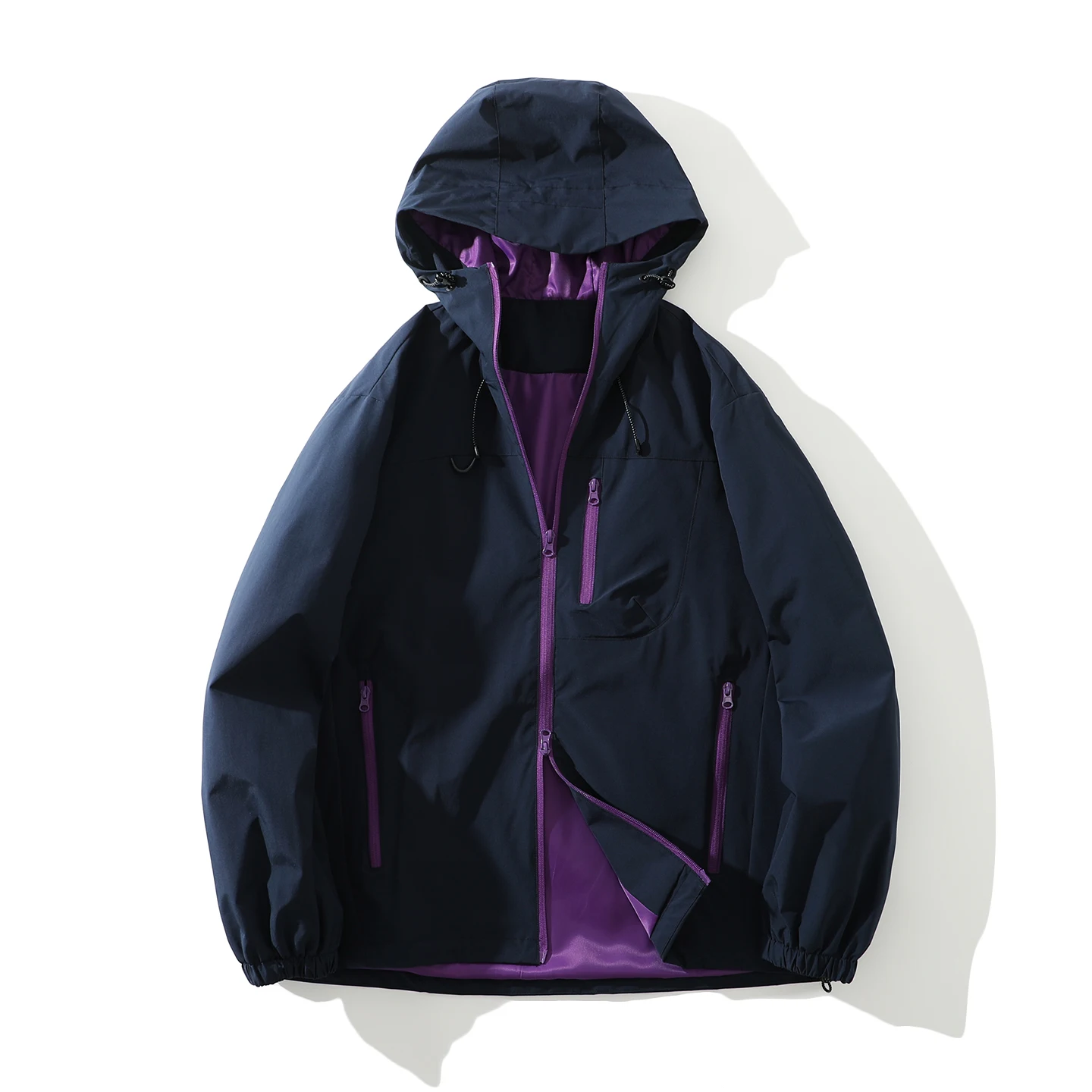 Outdoor Windproof Waterproof Tee-Proof Loose Color Blo Zipper Hooded Jaet Couple Sle Autumn Season Polyester Fiber
Outdoor Windproof Waterproof Tee-Proof Loose Color Blo Zipper Hooded Jaet Couple Sle Autumn Season Polyester Fiber