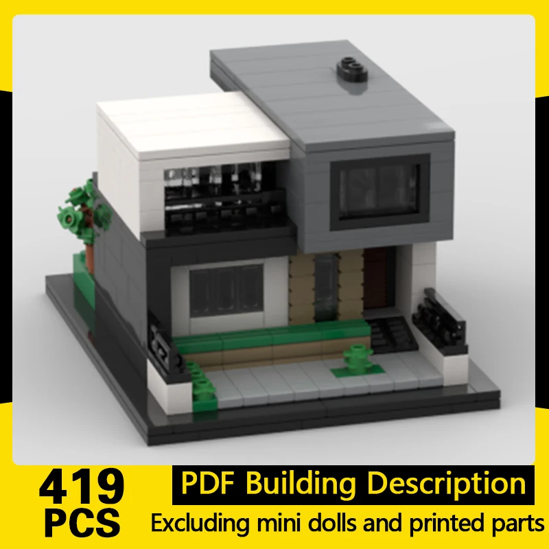 City Street View Model MOC Building Bricks Modern Residence Modular Technology Gifts Holiday Assemble Children Toys Suit
City Street View Model MOC Building Bricks Modern Residence Modular Technology Gifts Holiday Assemble Children Toys Suit