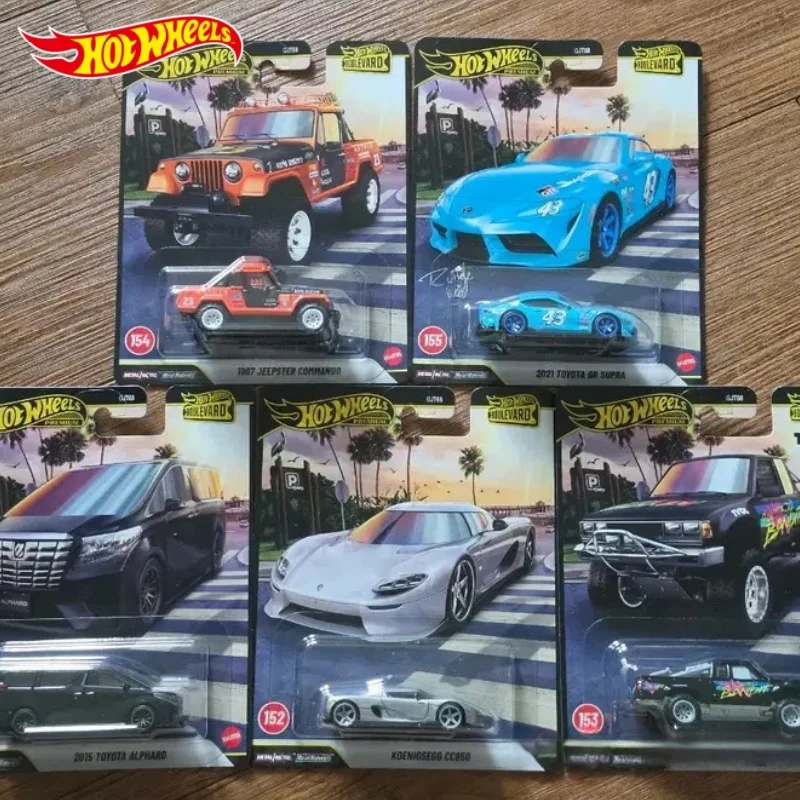 Hot Wheels GJT68 Boulevard 31BLVD 1:64 Diecast Cars Toyota Alphard Supra Vehicle Collectible Toys Desktop Display Birthday Gifts
Hot Wheels GJT68 Boulevard 31BLVD 1:64 Diecast Cars Toyota Alphard Supra Vehicle Collectible Toys Desktop Display Birthday Gifts