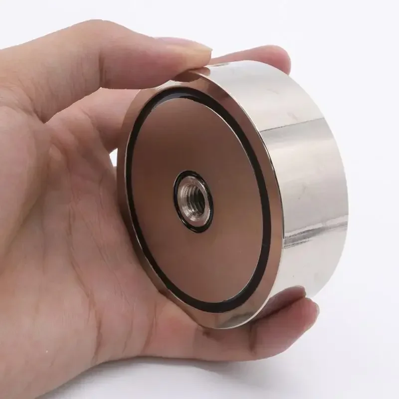 New Strong Neodymium Magnet Double Side Search Magnets Hook Super Power Salvage Fishing Magnetic Stell Cup Holder Max Pull 200kg
New Strong Neodymium Magnet Double Side Search Magnets Hook Super Power Salvage Fishing Magnetic Stell Cup Holder Max Pull 200kg