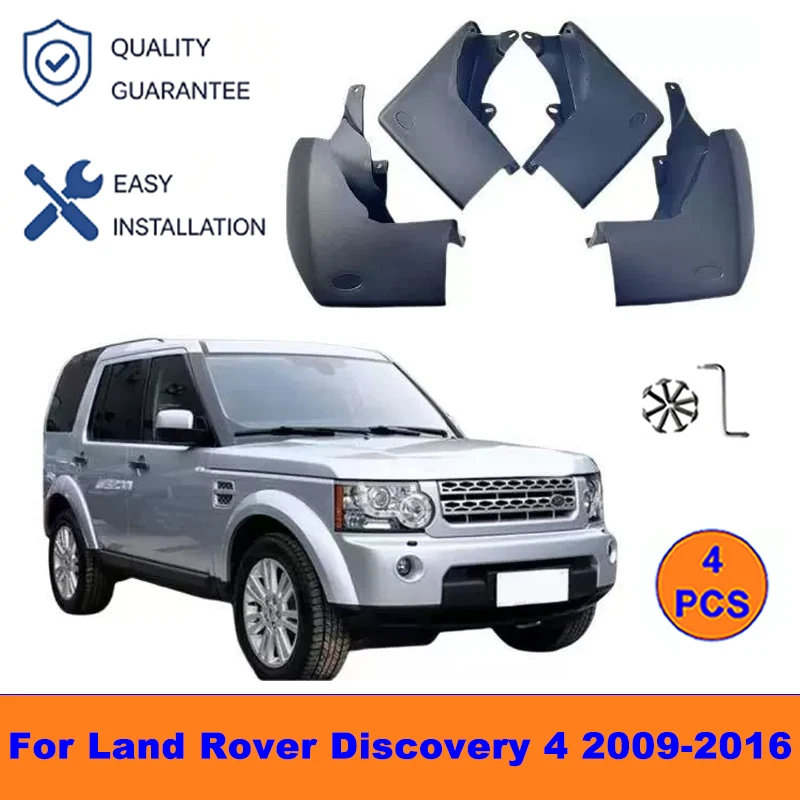 4Pcs Mud Flaps For Land Rover Discovery 4 2009-2016 - Splash Guards Front & Rear Wheel Fender Mudguards Car Exterior Protection
4Pcs Mud Flaps For Land Rover Discovery 4 2009-2016 - Splash Guards Front & Rear Wheel Fender Mudguards Car Exterior Protection