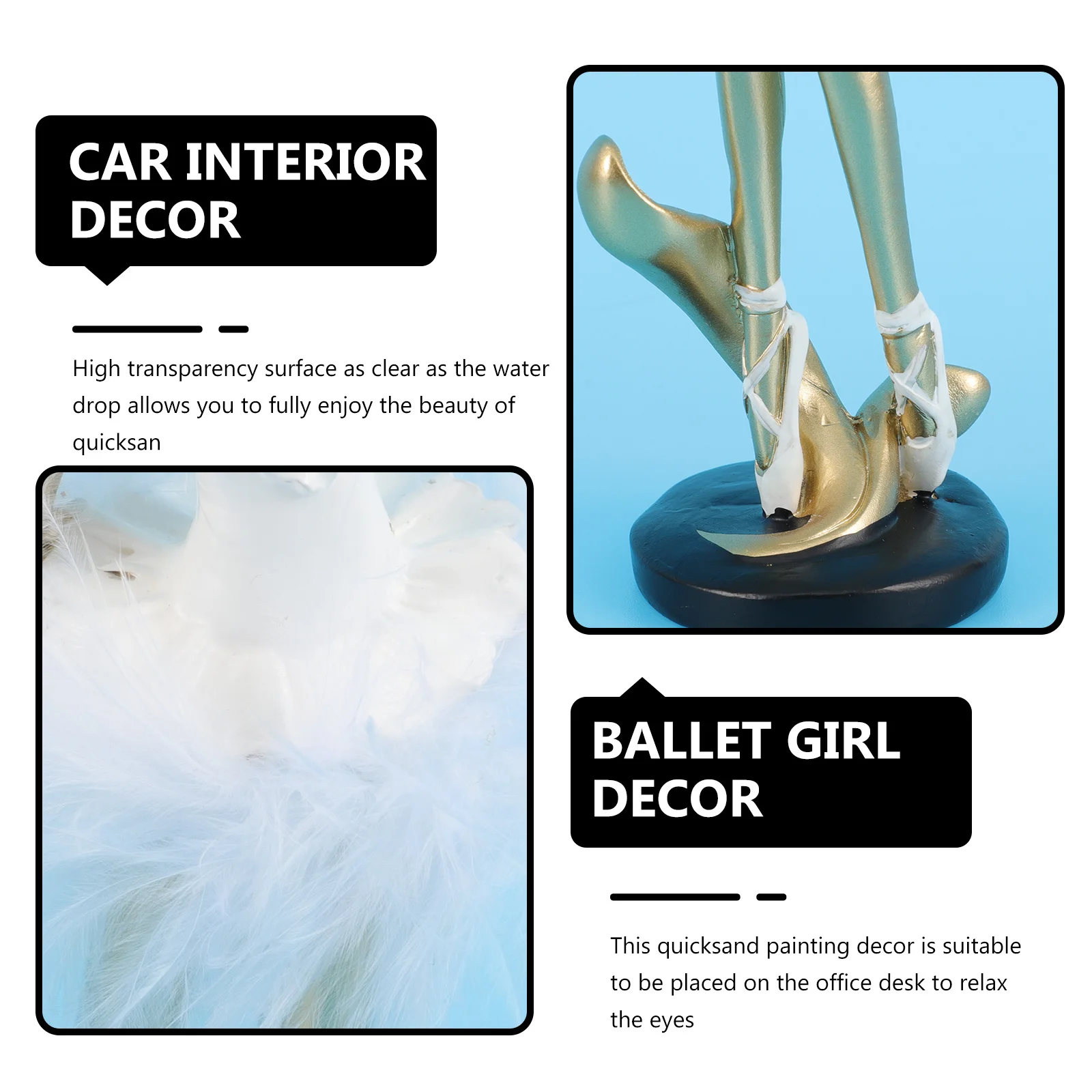 Resin Dancing Girl Statue Home Desktop Ornament Ballet Girl Decor Exquisite Craftsmanship Material Festival Gift
Resin Dancing Girl Statue Home Desktop Ornament Ballet Girl Decor Exquisite Craftsmanship Material Festival Gift