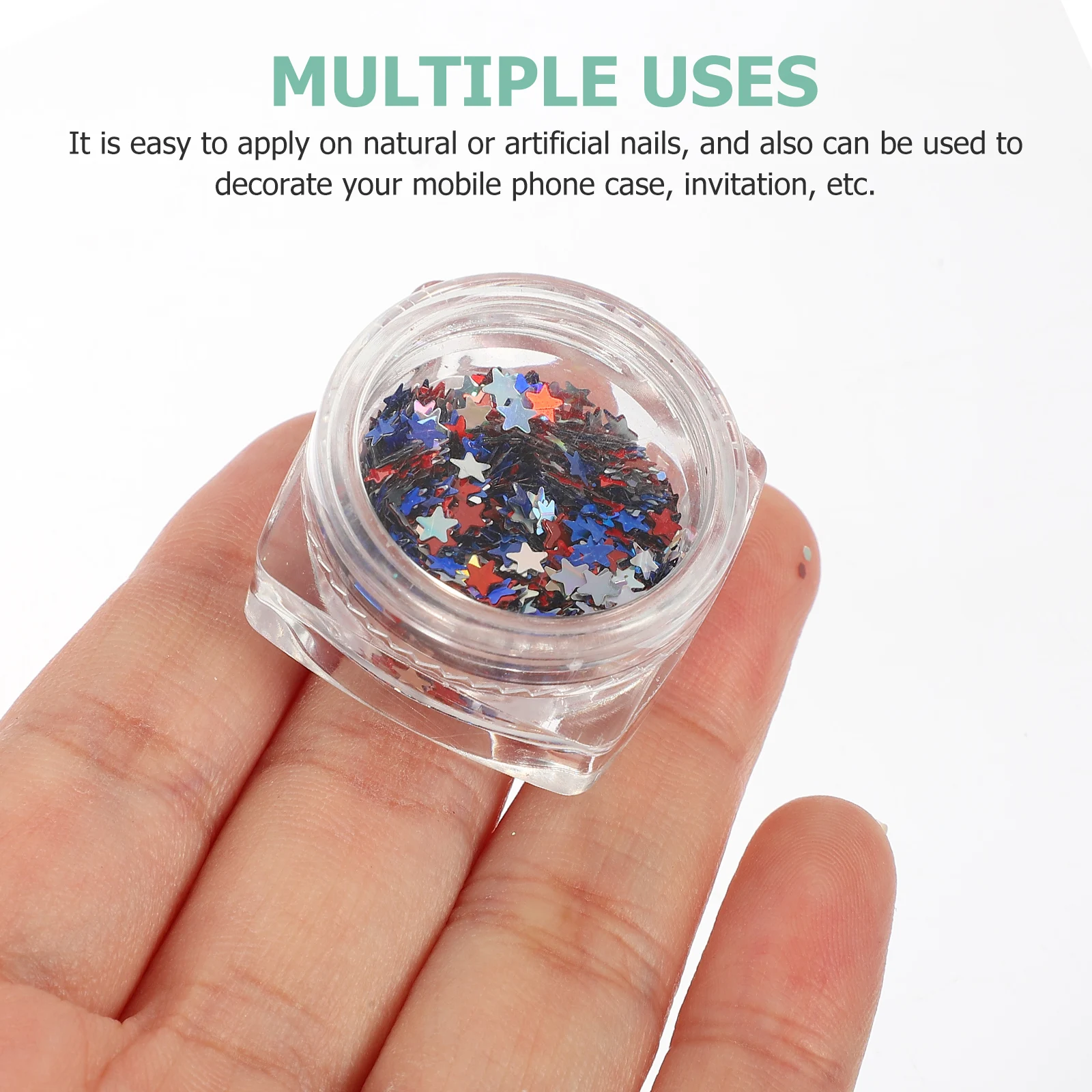 Nail Art DIY Stars Glitters Sequins Manicure Tools Bright Colors Delicate Details Wide Range of Applications Easy to Operate
Nail Art DIY Stars Glitters Sequins Manicure Tools Bright Colors Delicate Details Wide Range of Applications Easy to Operate