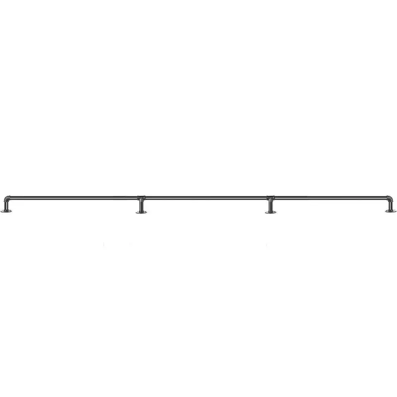 Industrial Staircase Banister 108 Inch For Indoor Stairway Outdoor Porch Loft, 440LBS Load Capacity Carbon Steel Wall Mount Support Round Corner Support Railing
Industrial Staircase Banister 108 Inch For Indoor Stairway Outdoor Porch Loft, 440LBS Load Capacity Carbon Steel Wall Mount Support Round Corner Support Railing