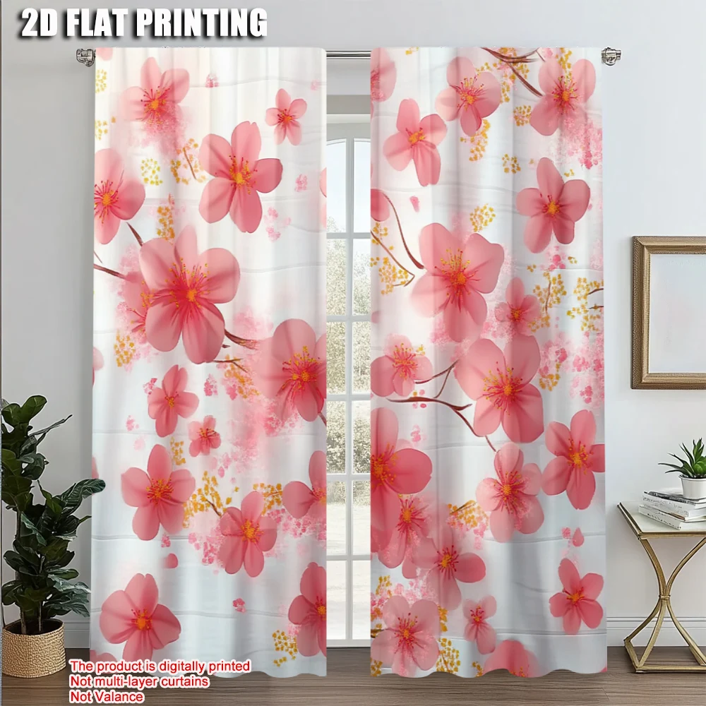 2pcs, Curtain Set 2D print Pink Flowers Versatile Polyester (without rod) Home Decor for Bedroom, Living Room, Office ,Home &
2pcs, Curtain Set 2D print Pink Flowers Versatile Polyester (without rod) Home Decor for Bedroom, Living Room, Office ,Home &