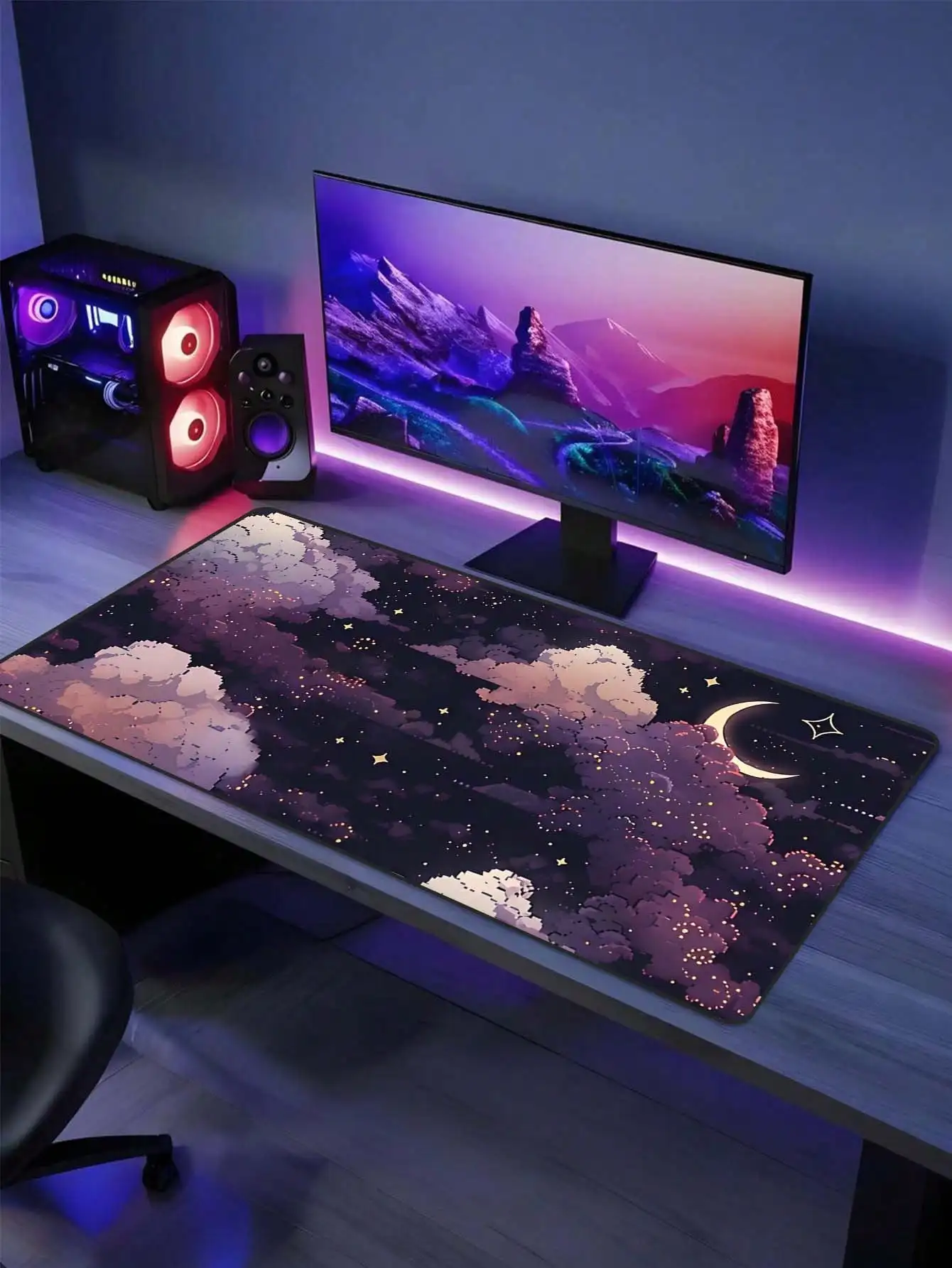 Night Moon Pattern Design Extra Large Gaming Mouse Pads, Anti-Slip, Precision Stitching Edge, Suitable for E-Sports and PC Games
Night Moon Pattern Design Extra Large Gaming Mouse Pads, Anti-Slip, Precision Stitching Edge, Suitable for E-Sports and PC Games