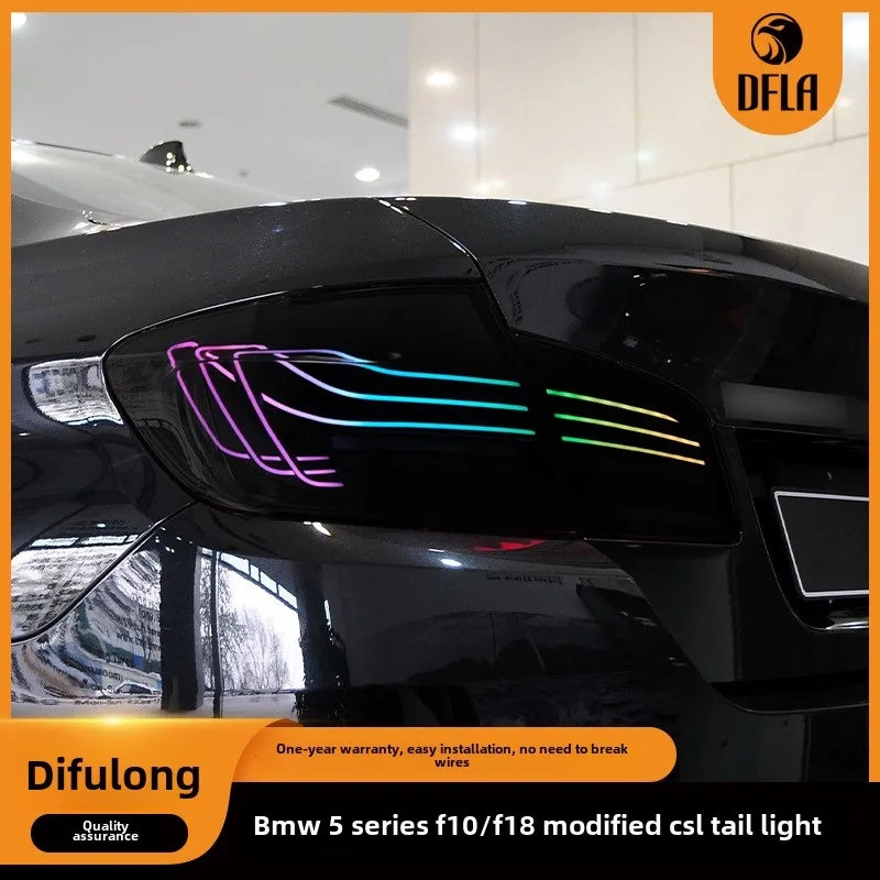 Suitable for 2011-2018 BMW 5 Series F10F18 To CSL Colorful RGB Tail Light LED Tail Light Running Light
Suitable for 2011-2018 BMW 5 Series F10F18 To CSL Colorful RGB Tail Light LED Tail Light Running Light