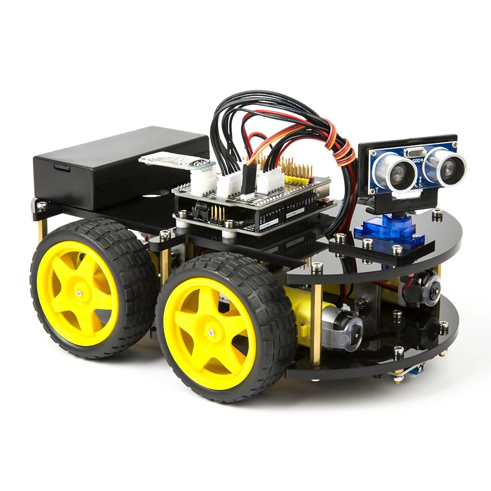 Проект Smart Car Kit V 3.0 Plus Развивающая игрушка Умный автомобиль для детей, совместимый с Arduino
Проект Smart Car Kit V 3.0 Plus Развивающая игрушка Умный автомобиль для детей, совместимый с Arduino
