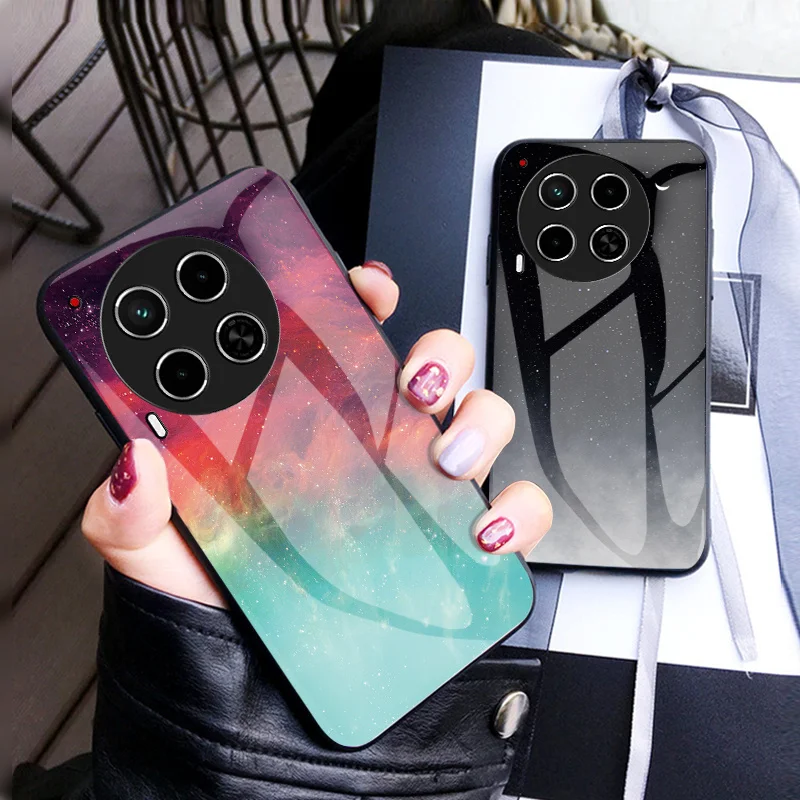 Tecno Camon 30 CL6 CL6k Case Starry Grain Tempered Glass Hard Back Cover Phone Case Silicone Bumper for Tecno Camon 30 Camon30
Tecno Camon 30 CL6 CL6k Case Starry Grain Tempered Glass Hard Back Cover Phone Case Silicone Bumper for Tecno Camon 30 Camon30