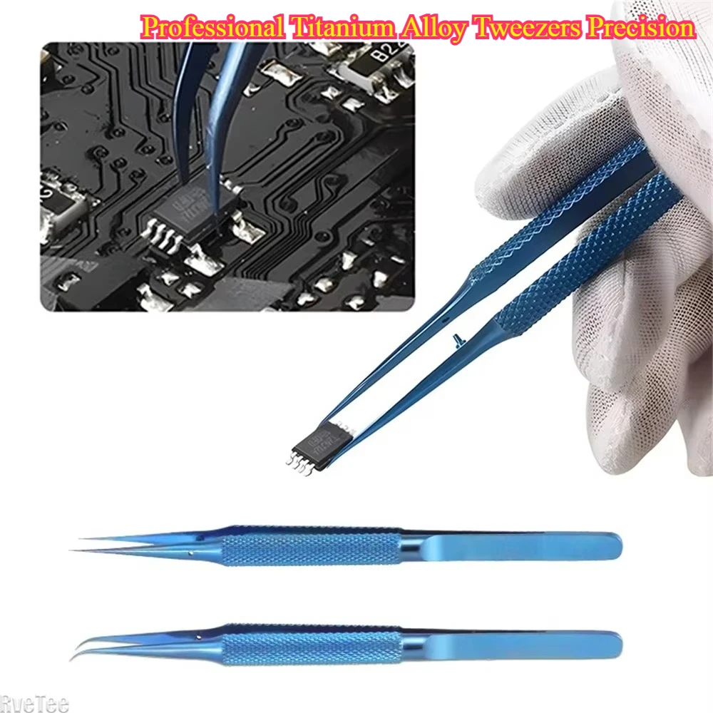 Professional Titanium Alloy Tweezers Precision - Tweezer Repair For Phones Tablet Laptop Motherboard
Professional Titanium Alloy Tweezers Precision - Tweezer Repair For Phones Tablet Laptop Motherboard