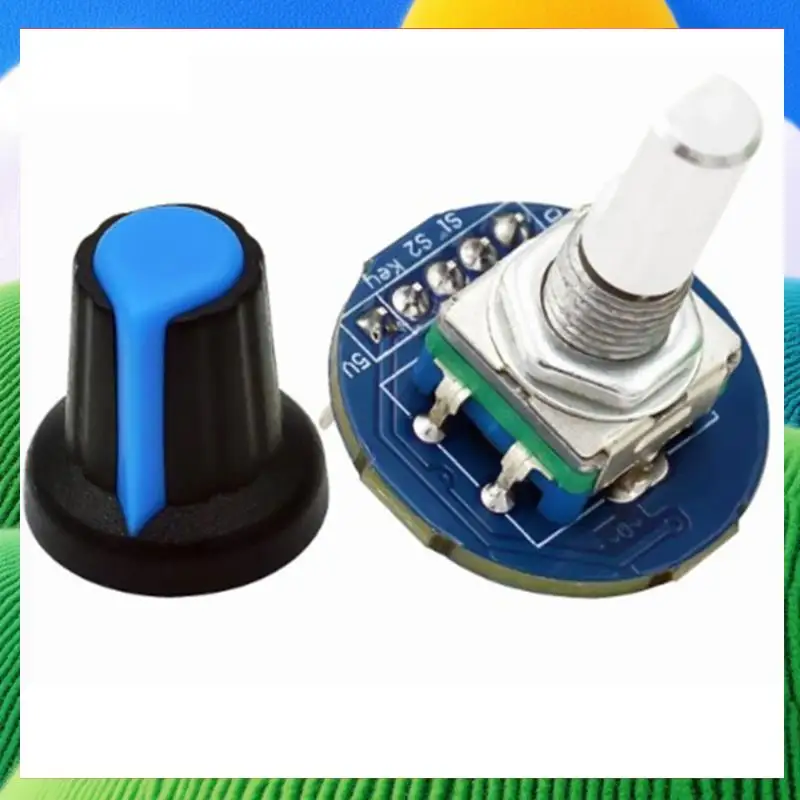 360 Degree Rotary Encoder Module Encoder Rotary Potentiometer With Knob Cover For EC11 Capacitor Devices-ABPS
360 Degree Rotary Encoder Module Encoder Rotary Potentiometer With Knob Cover For EC11 Capacitor Devices-ABPS