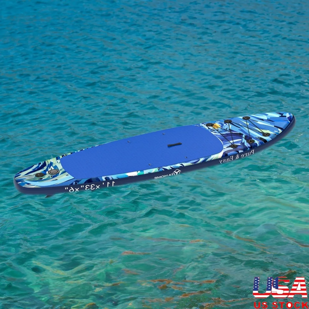 11ft Inflatable Paddle Board Complete Set with Fast Pump Pumping Accessories Fishing Surfing Yoga Outdoor Adventure
11ft Inflatable Paddle Board Complete Set with Fast Pump Pumping Accessories Fishing Surfing Yoga Outdoor Adventure