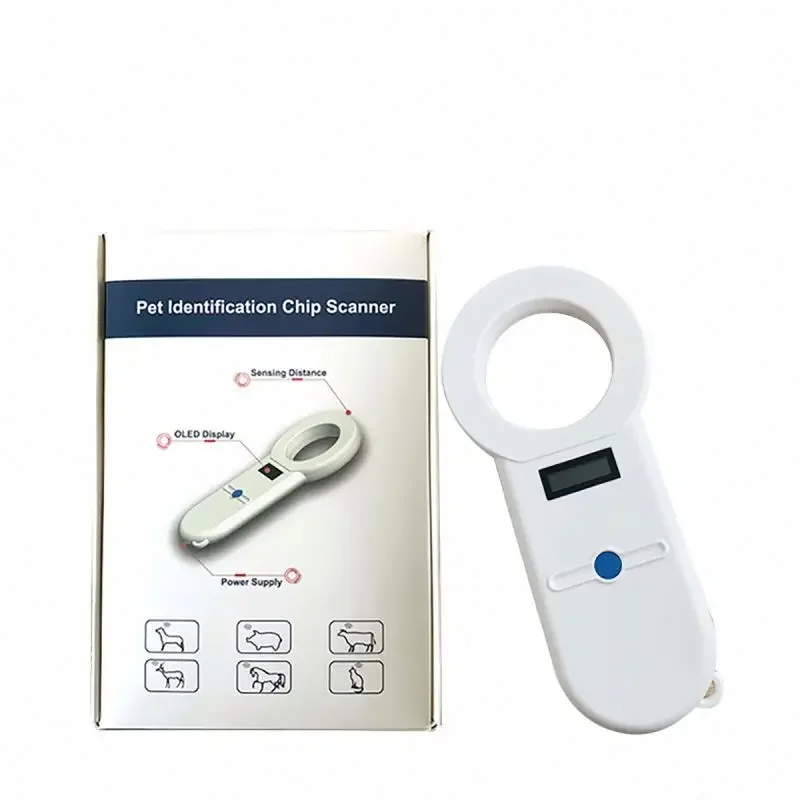 Pet Handheld Animal Identification Chip Scanner Reader 134.2khz Dog Microchip Scanner
Pet Handheld Animal Identification Chip Scanner Reader 134.2khz Dog Microchip Scanner