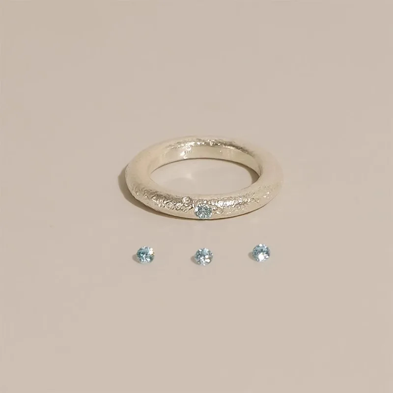 925 Sterling Silve Blue Zircon Ring for Women Girl Frosted Texture Minimalism Sweet Jewelry Birthday Gift Dropshipping
925 Sterling Silve Blue Zircon Ring for Women Girl Frosted Texture Minimalism Sweet Jewelry Birthday Gift Dropshipping