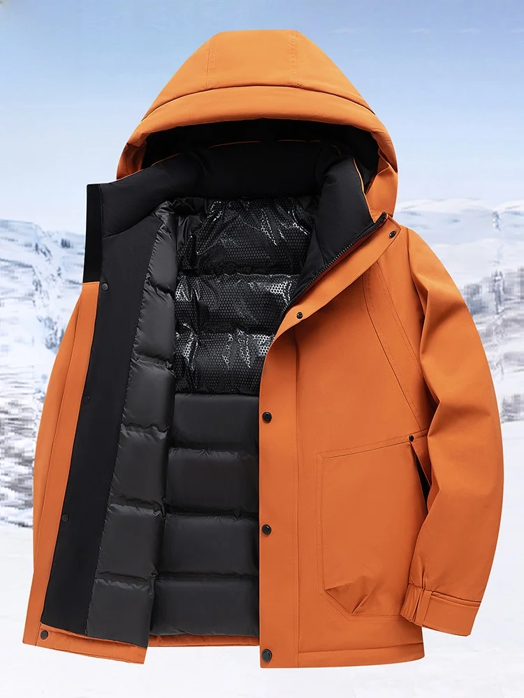 Men's ort Thiened Winter down Jaet Youth Faion Workwear Coat Casual Outdoor Ci Leisure Polyester Fabric
Men's ort Thiened Winter down Jaet Youth Faion Workwear Coat Casual Outdoor Ci Leisure Polyester Fabric