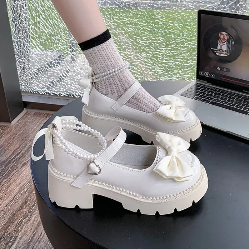 Women's Casual Shoes New Kawaii Pearl Chain Mary Jane Women's Shoes Fashion Versatile Lolita Outdoor Sandals New Fashion Spring
Women's Casual Shoes New Kawaii Pearl Chain Mary Jane Women's Shoes Fashion Versatile Lolita Outdoor Sandals New Fashion Spring