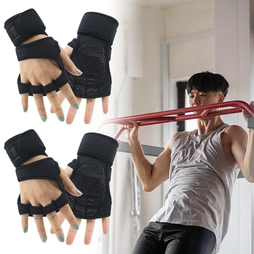 1 Pair Sports Training Gloves Wrist Support Weightlifting & Fitness-silicone Women-weight Lifting No Calluses Gloves E3u2
1 Pair Sports Training Gloves Wrist Support Weightlifting & Fitness-silicone Women-weight Lifting No Calluses Gloves E3u2