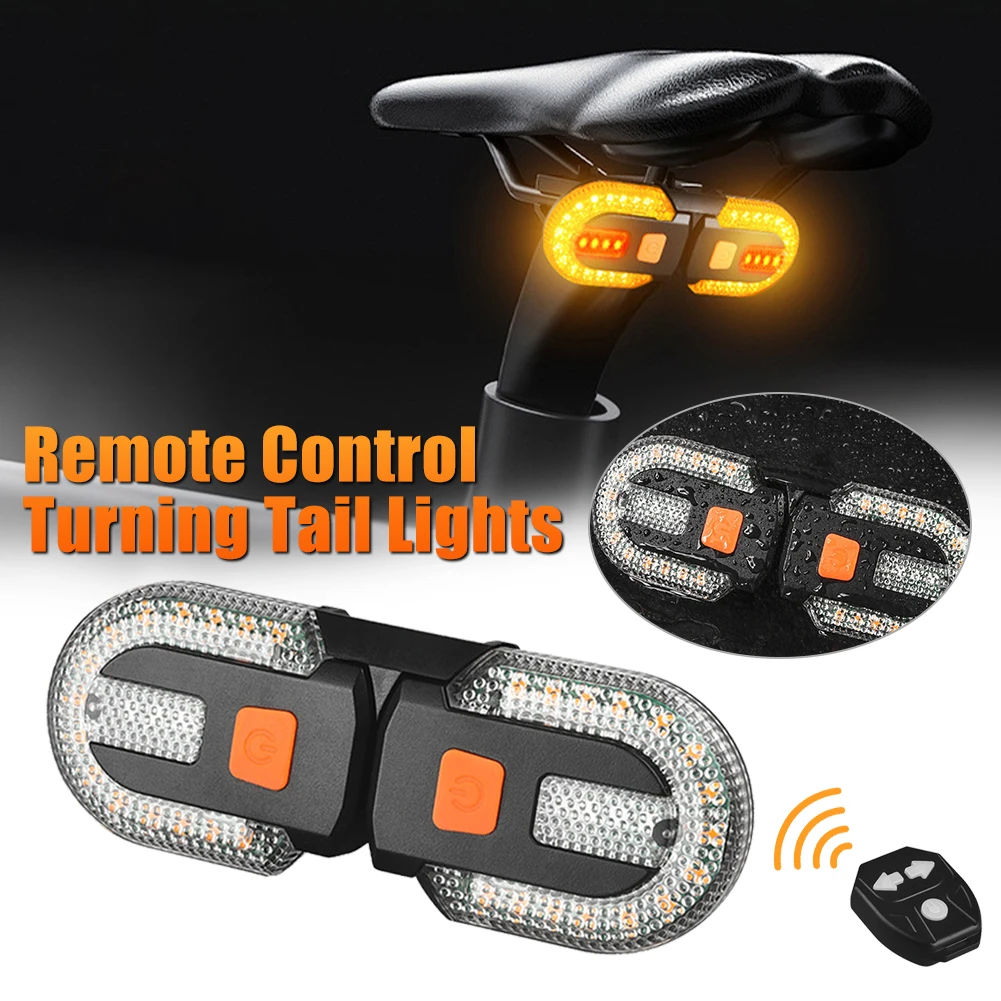 LED Bicycle Tail Light Wireless Remote Control Turn Signal Waterproof Warning Lamp Taillight USB Rechargeable Bike Accessories
LED Bicycle Tail Light Wireless Remote Control Turn Signal Waterproof Warning Lamp Taillight USB Rechargeable Bike Accessories