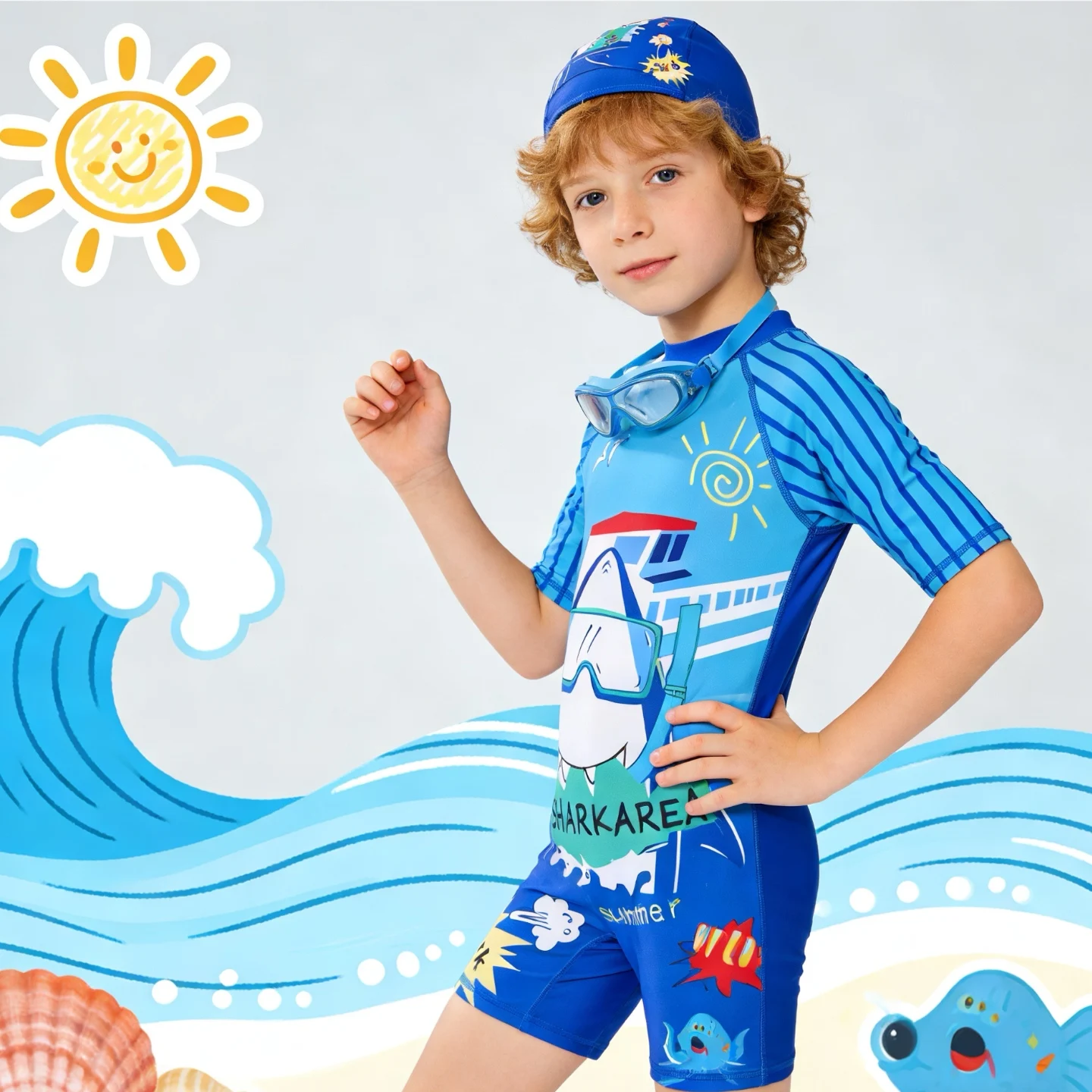 Милый детский купальник-комбинезон для плавания и серфинга, термокомбинезон для бассейна, детский мультяшный забавный комбинезон для серфинга с плоским кроем
Милый детский купальник-комбинезон для плавания и серфинга, термокомбинезон для бассейна, детский мультяшный забавный комбинезон для серфинга с плоским кроем